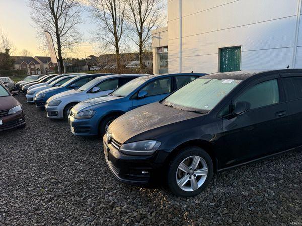 A selection of Golfs Available - Petrol & Diesel - exterior view