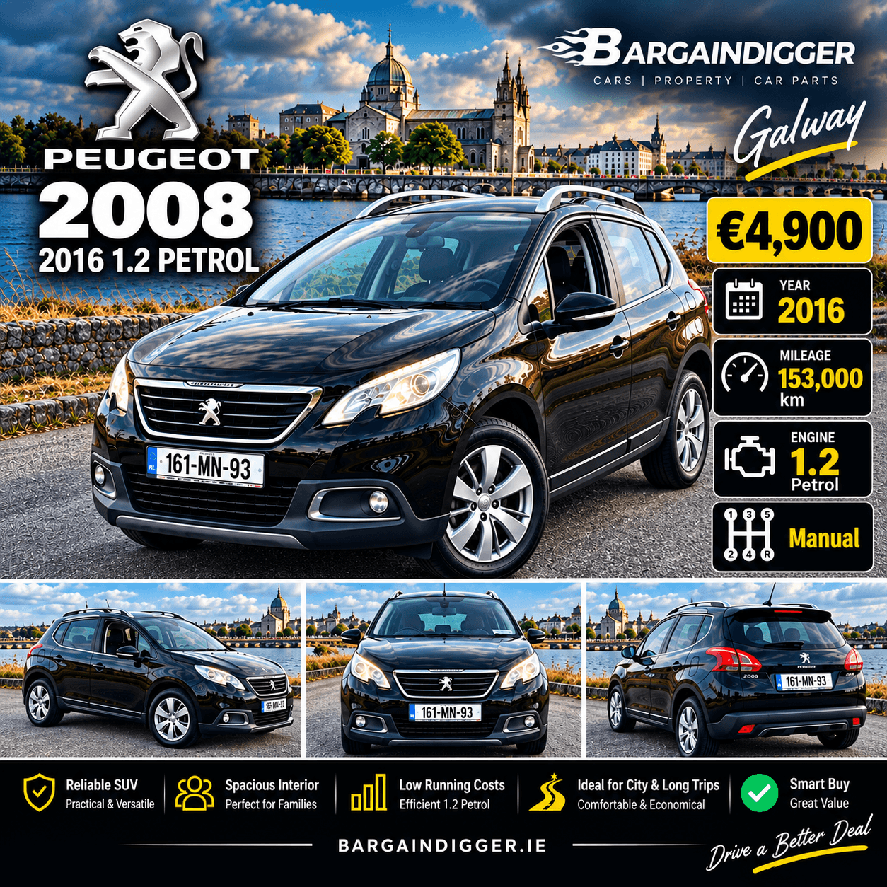 ๐ Peugeot โ 2016 ๐ฐ โฌ4,900 ๐ Galway - photo 1